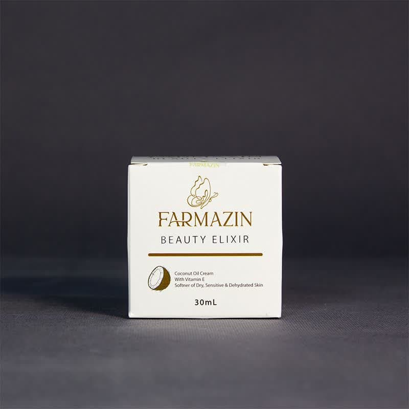 کرم نرم کننده دست و صورت فارمازین مدل روغن نارگیل مناسب برای پوست های خشک حجم 30 میلی لیتر مجموعه دو عددی