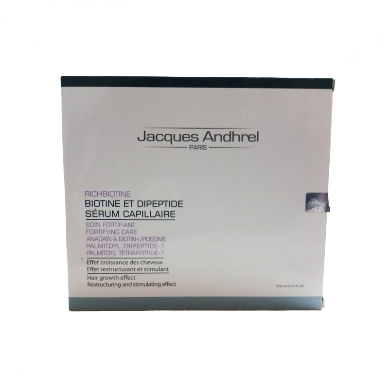 سرم تقویت کننده مو ژاک آندرل مدل 08 حجم 8 میلی لیتر بسته 10 عددی