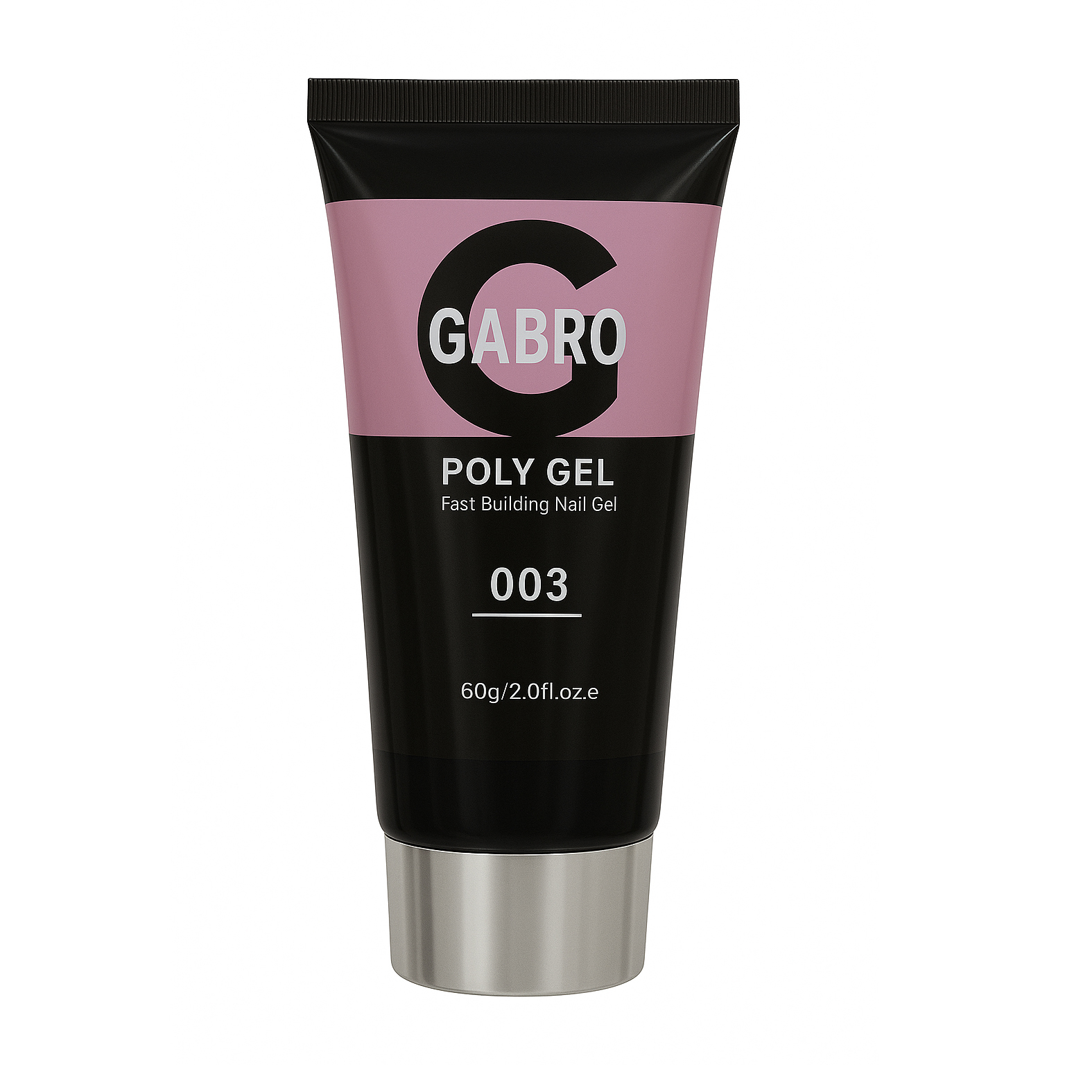 پلی ژل کاشت ناخن گبرو مدل 003 وزن 60 گرم رنگ صورتی