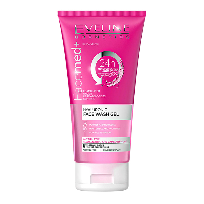 ژل شستشو صورت اولاین مدل هیالورونیک حجم 150 میلی لیتر