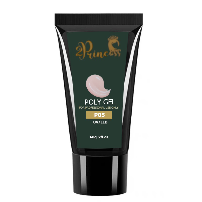 پلی ژل کاشت ناخن پرنسس مدل P05 وزن 60 گرم