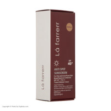 کرم ضدآفتاب و ضدلک رنگی لافارر مدل SPF40-Medium، مناسب پوستهای چرب، حجم 40 میلیلیتر