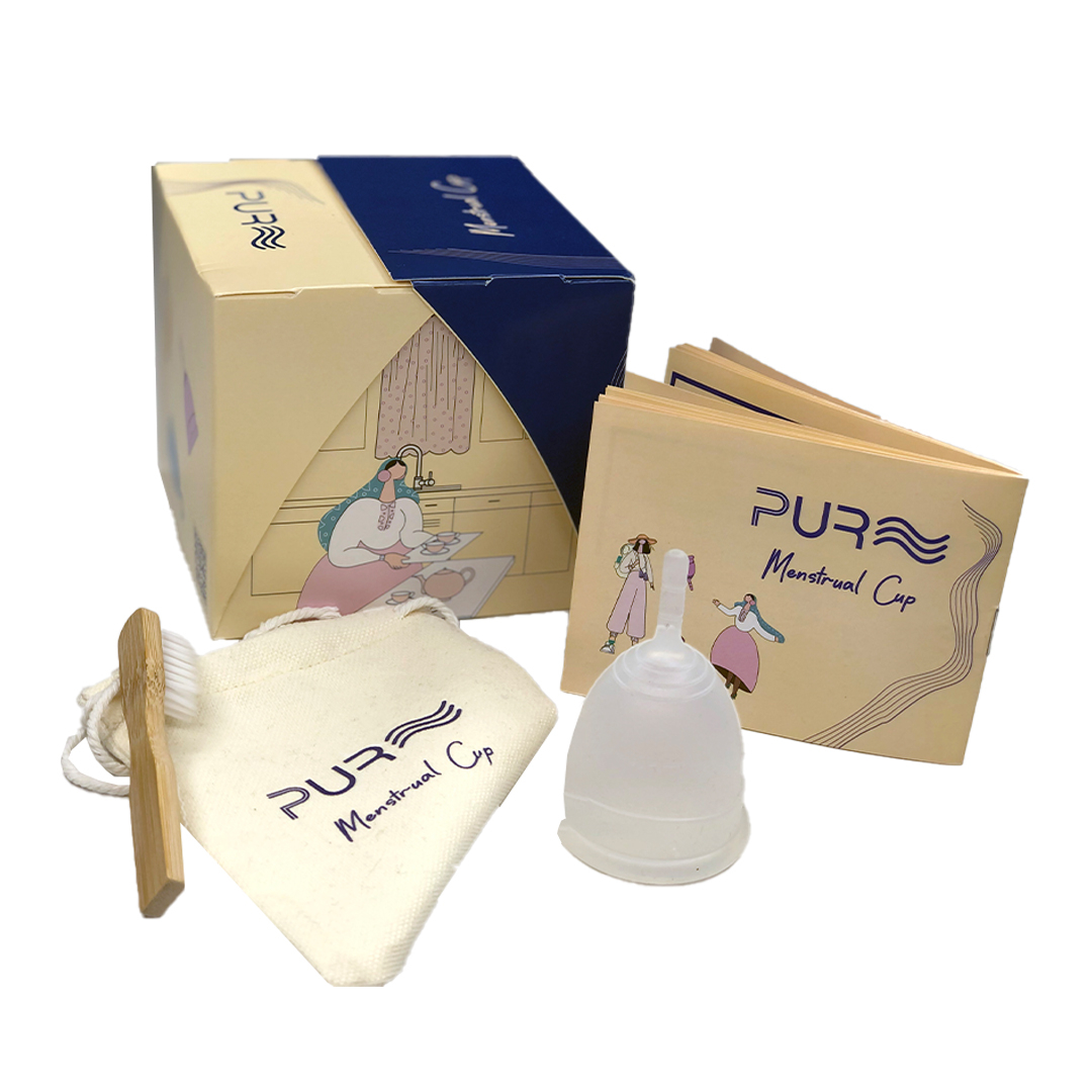 کاپ قاعدگی پیور مدل ساقه ای سایز متوسط