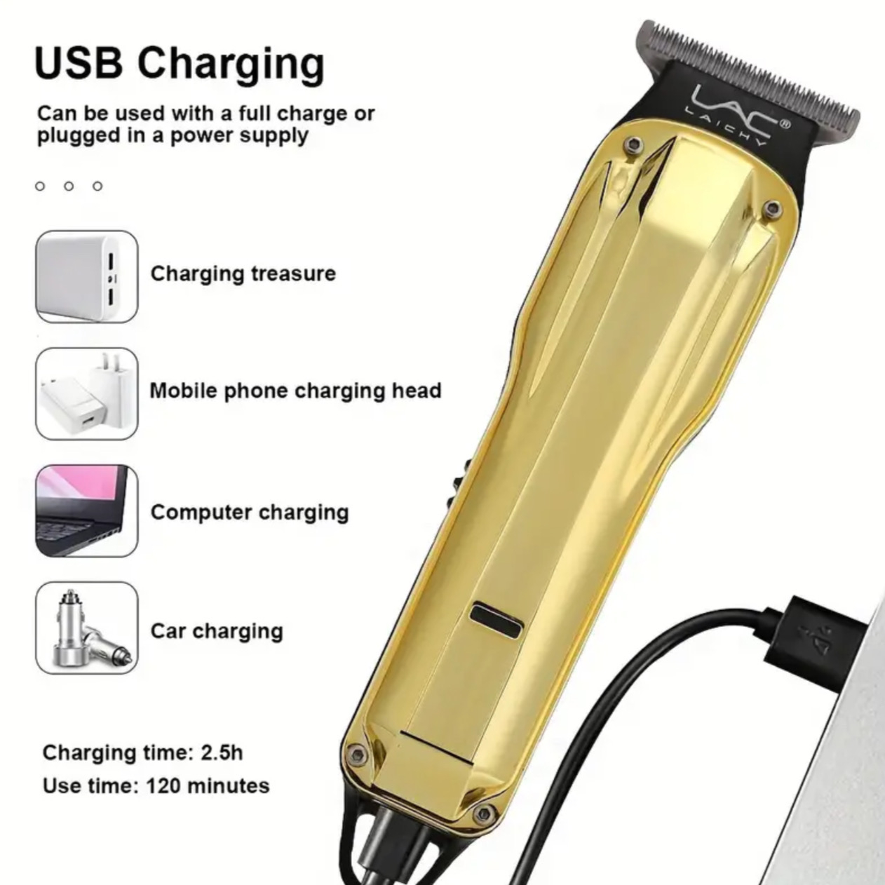 ماشین اصلاح موی سر و صورت لایچی مدل L-906