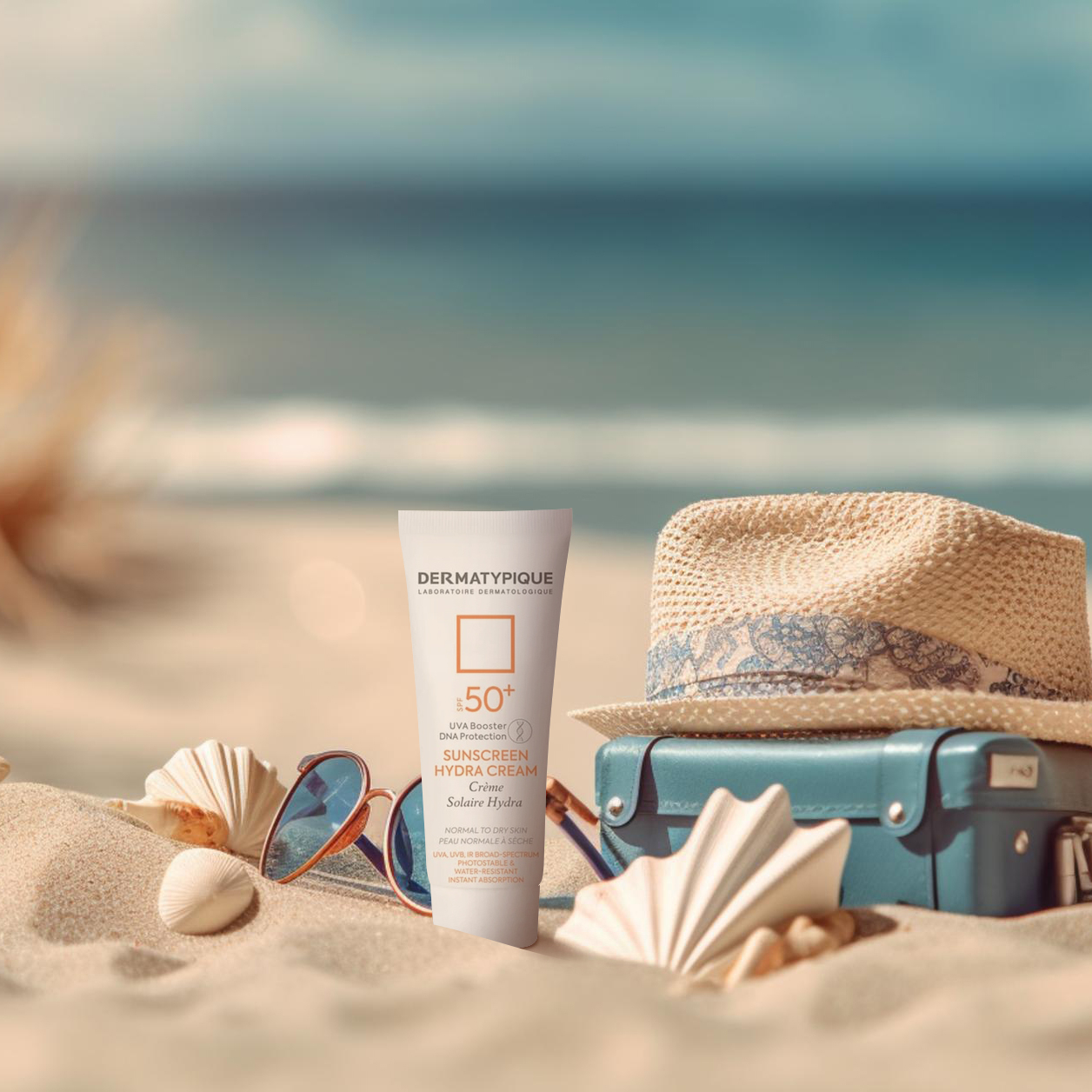 کرم ضدآفتاب درماتیپیک مدل Hydra، حجم 50 میلی‌لیتر