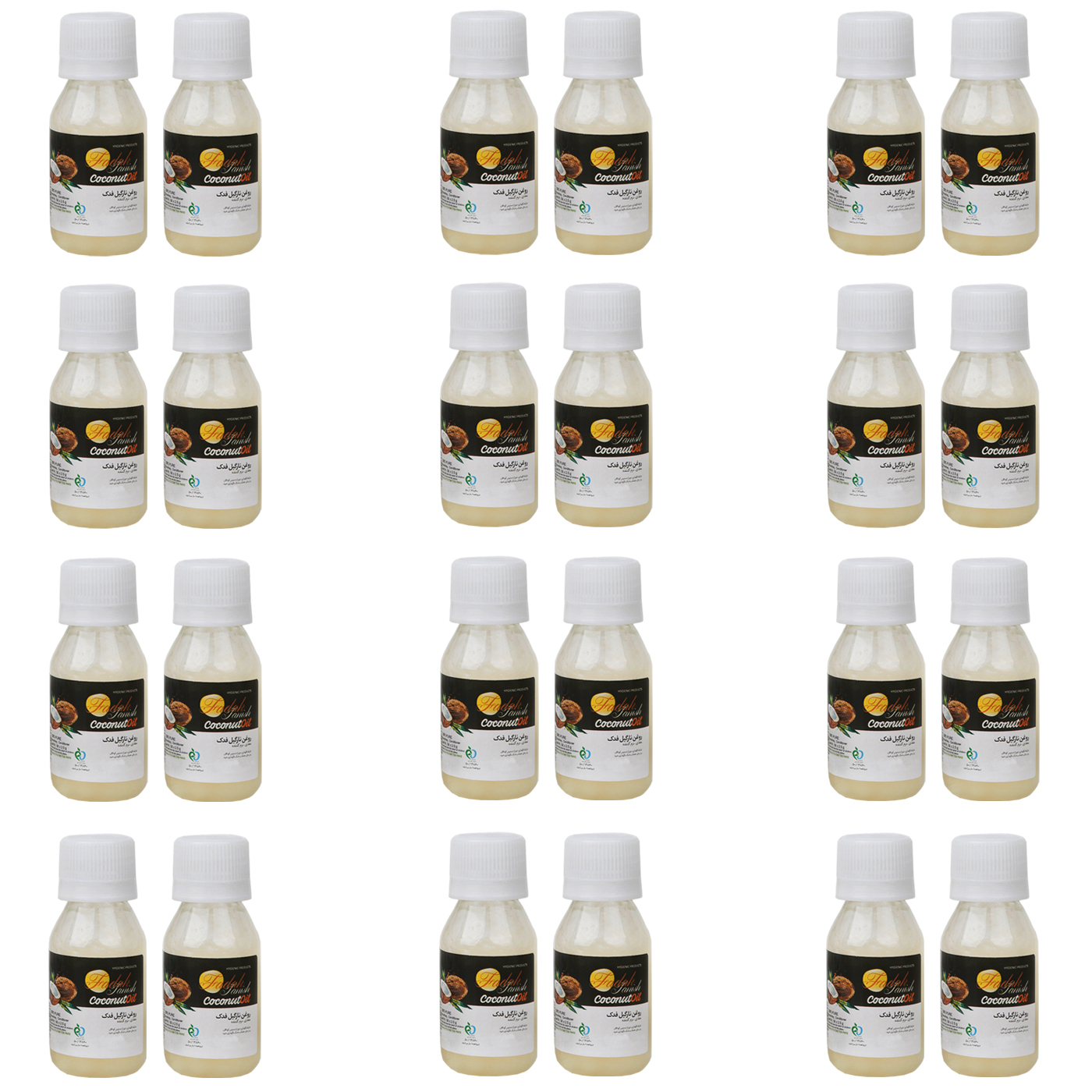 روغن بدن فدک تانیش مدل Coconut حجم 50 میلی لیتر مجموعه 24 عددی