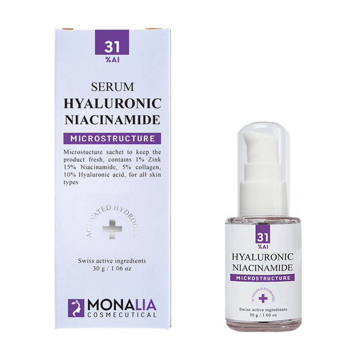 سرم پوست موناولیا مدل نیاسین حجم 30 میلی لیتر