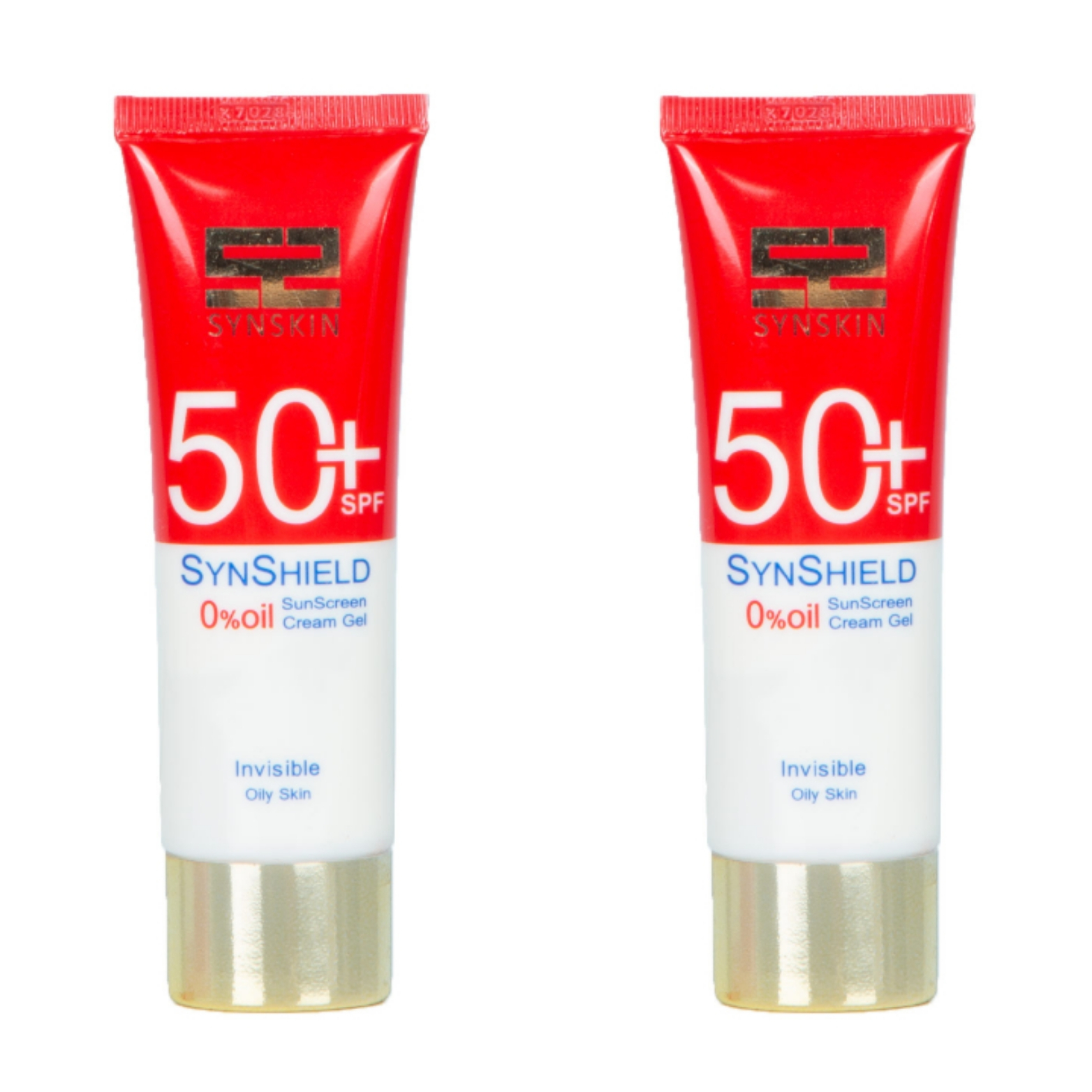 کرم ژل ضد آفتاب سان اسکین مدل Invisible حجم 50 میلی لیتر مجموعه 2 عددی