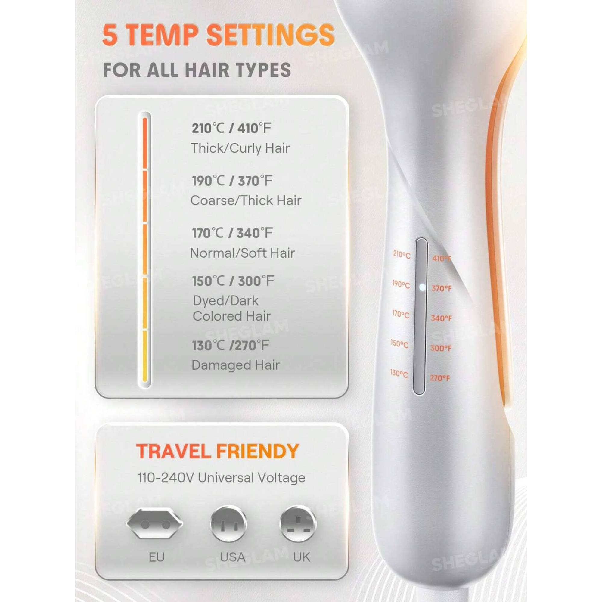 اتو مو شیگلم مدل Beach Babe