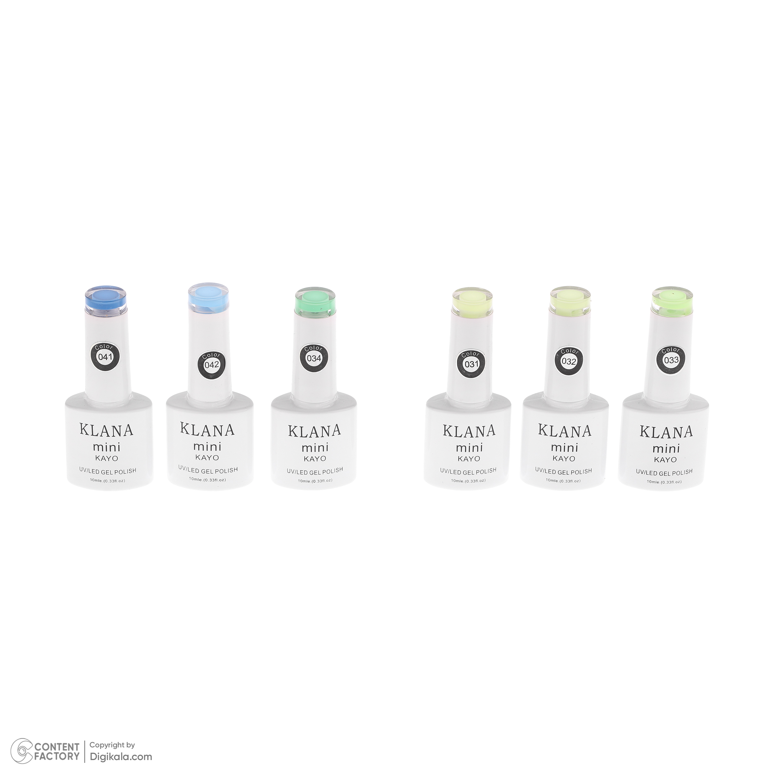 لاک ژل ناخن کلانا مدل لاکچری بسته 50 عددی