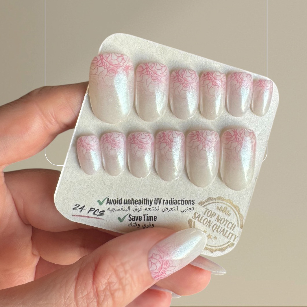 ناخن مصنوعی دست میراکل آرت مدل R2400102 بسته 24 عددی