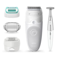 اپیلاتور براون مدل SES5825 به همراه پیرایشگر براون مدل FG1100
