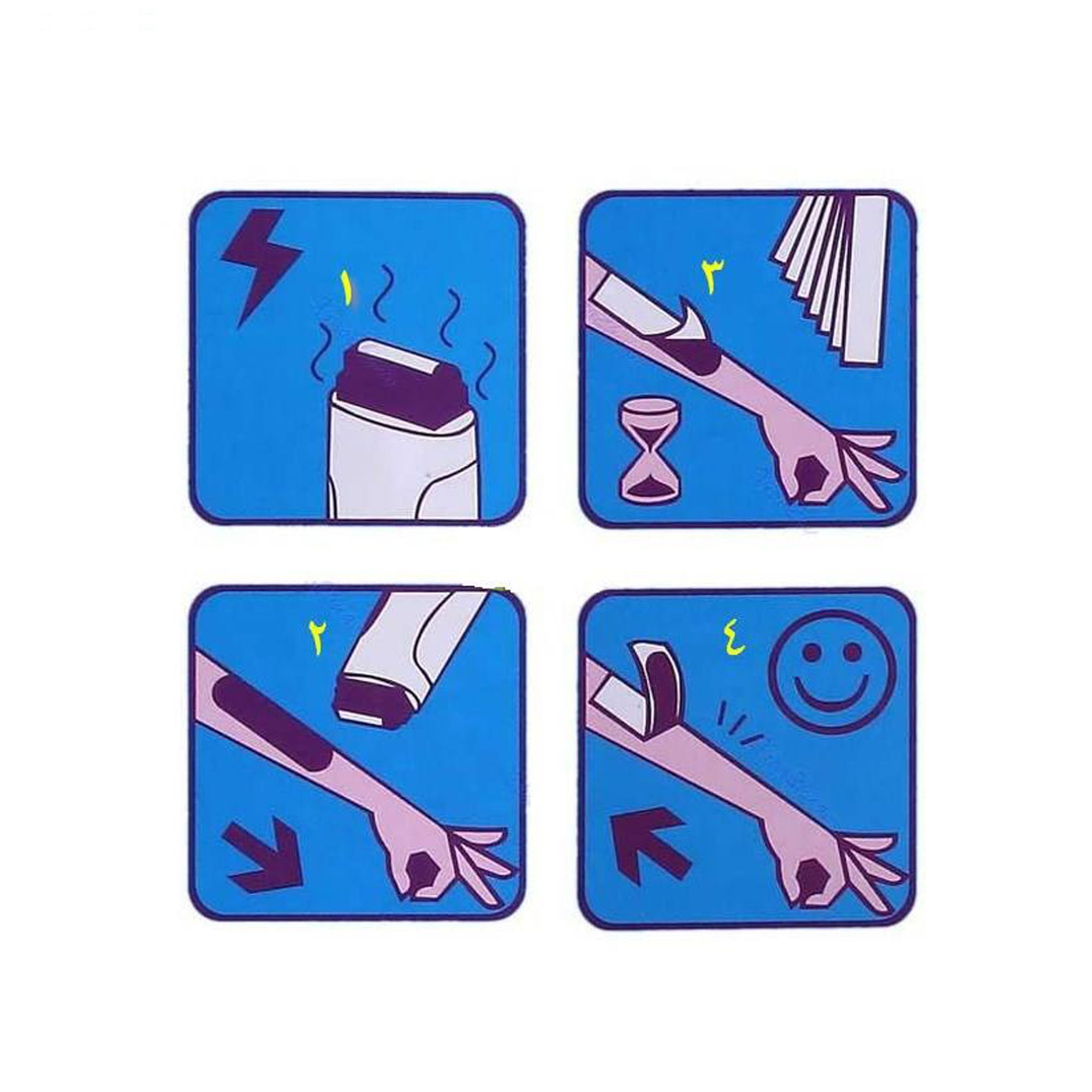 گرم کننده موم مدل A-01 به همراه یک عدد موم خشابی وزن 150 گرم