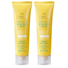 کرم ضد آفتاب سینره مدل 60 حجم 50 میلی لیتر مجموعه 2 عددی