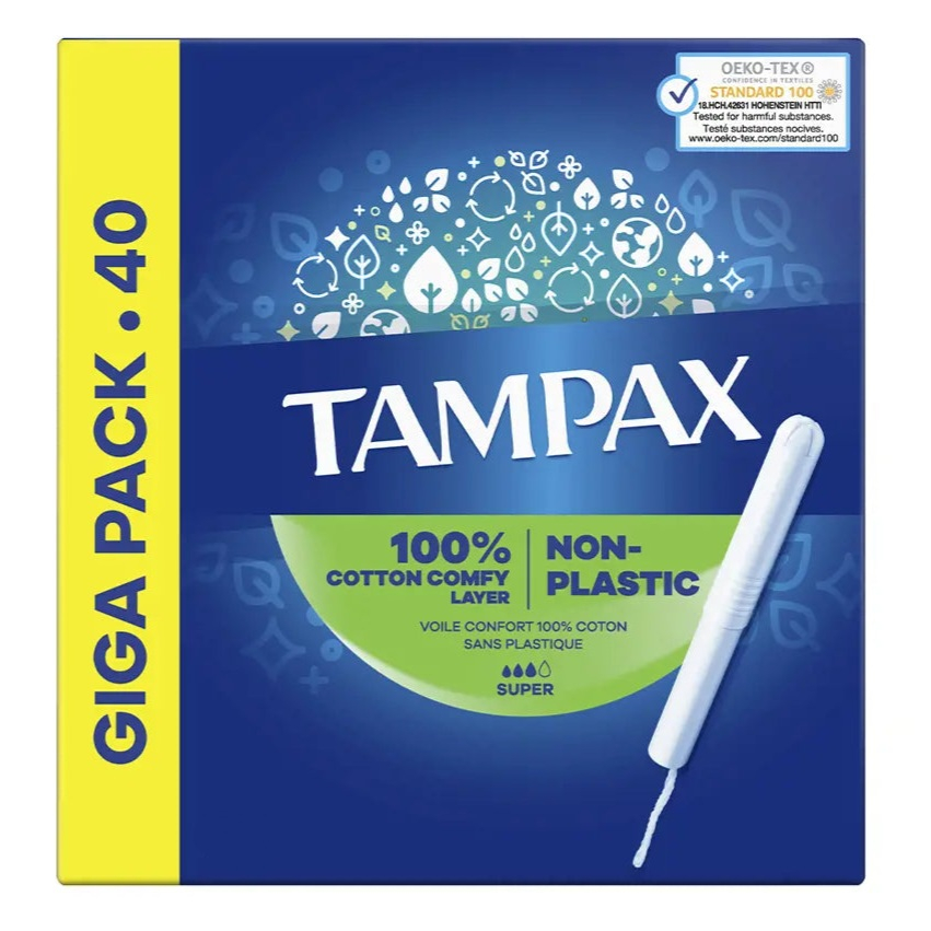تامپون تامپکس مدل super بسته 30 عددی