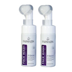 فوم شستشوی صورت فارمازین مدل شیرین بیان مناسب برای پوست خشک و حساس حجم 150 میلی لیتر مجموعه دو عددی