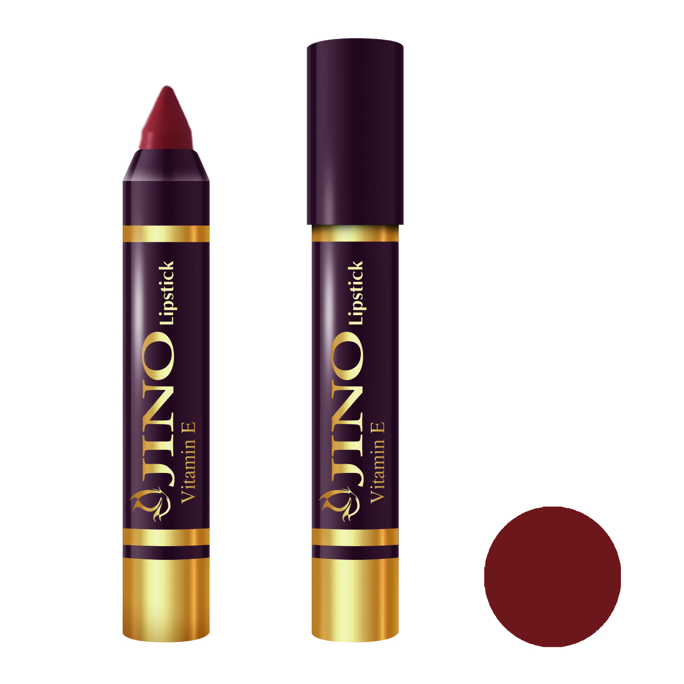 رژ لب مدادی ژینو مدل JIS1 مجموعه 6 عددی