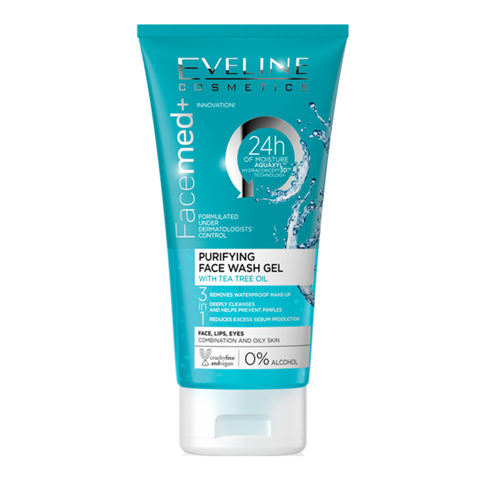 ژل شستشو صورت اولاین مدل روغن درخت چای حجم 150 میلی لیتر