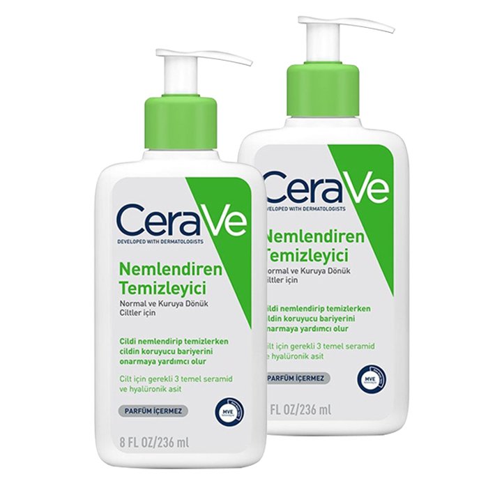 ژل شستشو صورت سراوی مدل سرامید و هیالورونیک اسید حجم 236 میلی لیتر