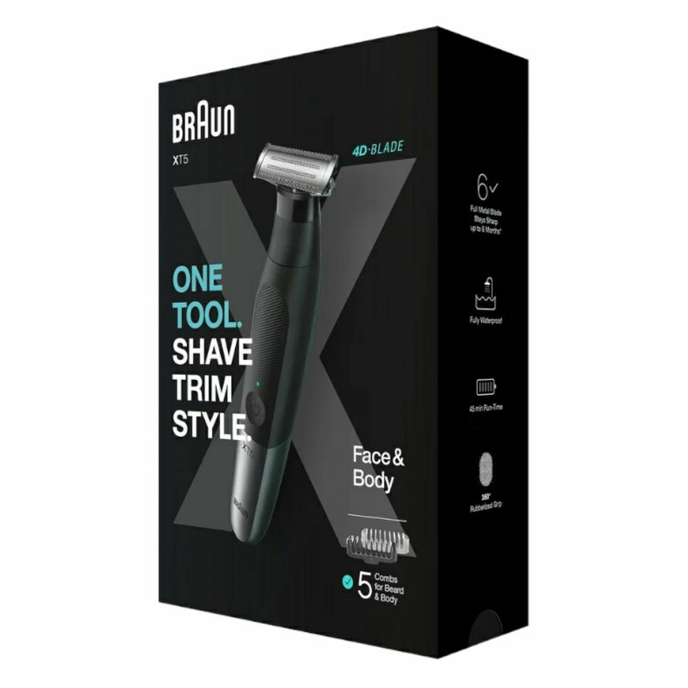 ماشین اصلاح موی بدن و صورت براون مدل XT5