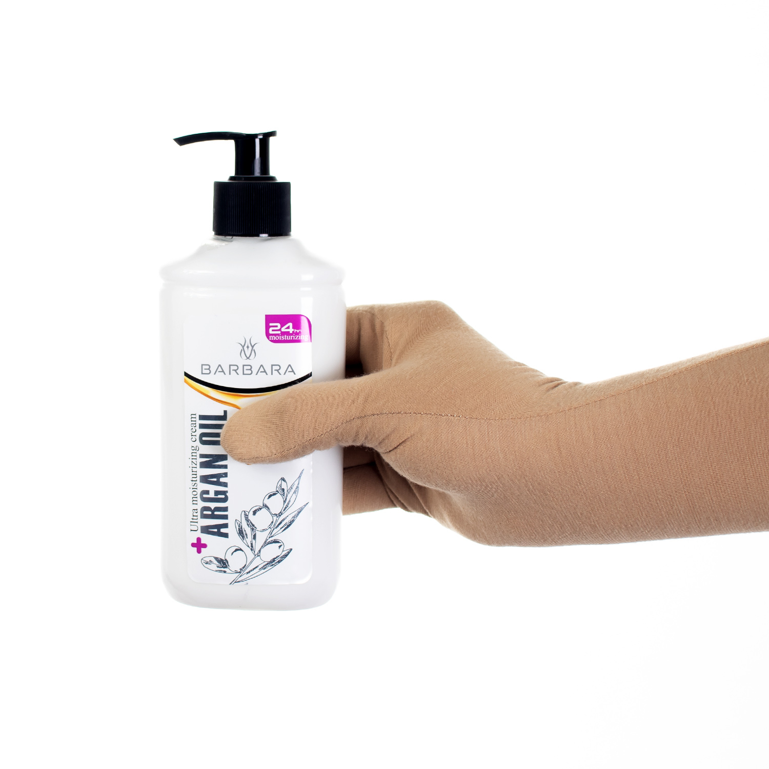 کرم مرطوب کننده باربارا مدل ARGAN OIL حجم 375 میلی لیتر مجموعه 2 عددی