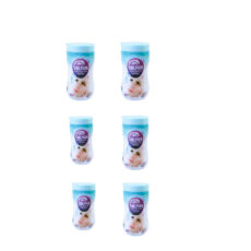 دستمال مرطوب دلفین مدل makeup remover مجموعه 6 عددی