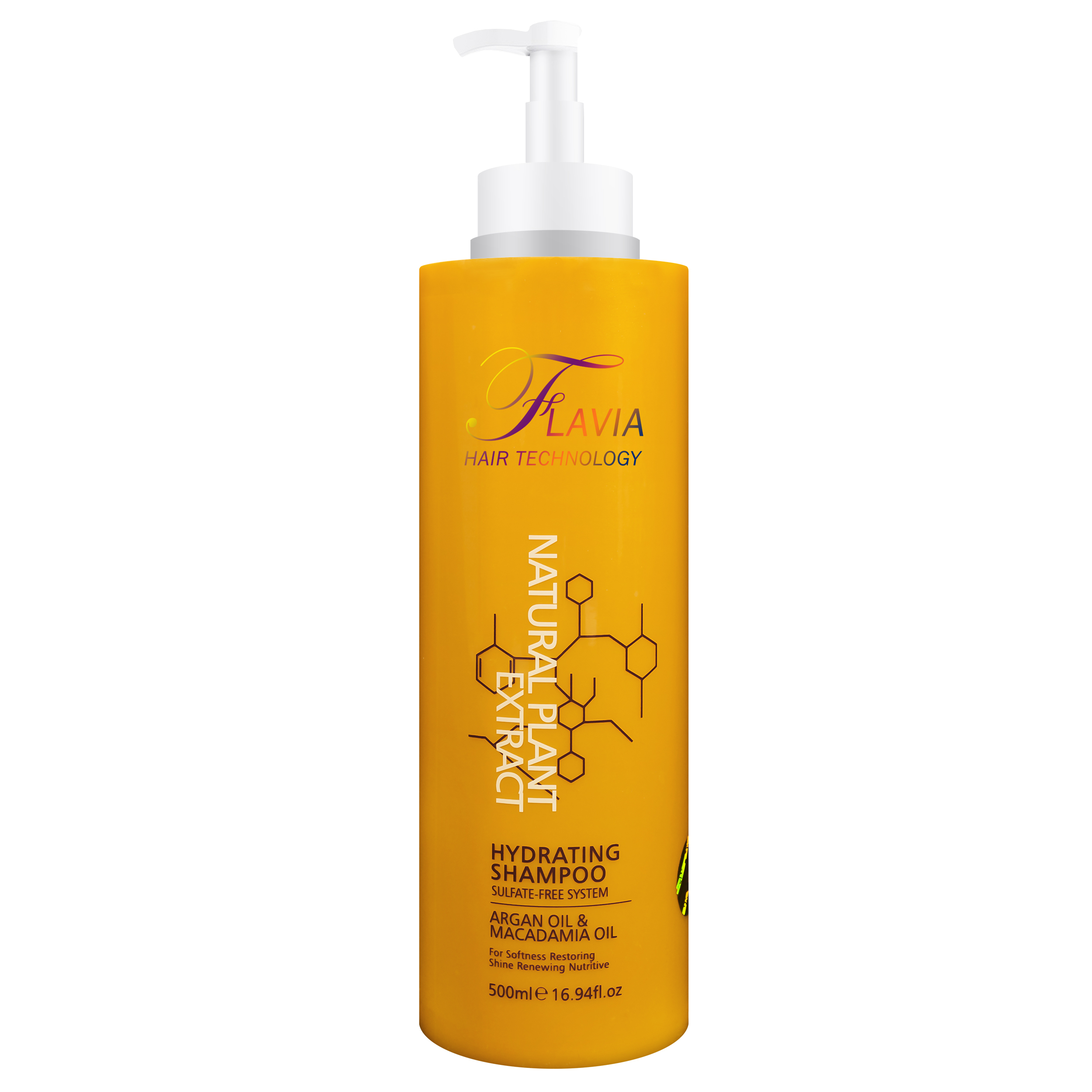 شامپو تقویت کننده و ترمیم کننده مو فلاویا مدل آرگان حجم 500 میلی لیتر