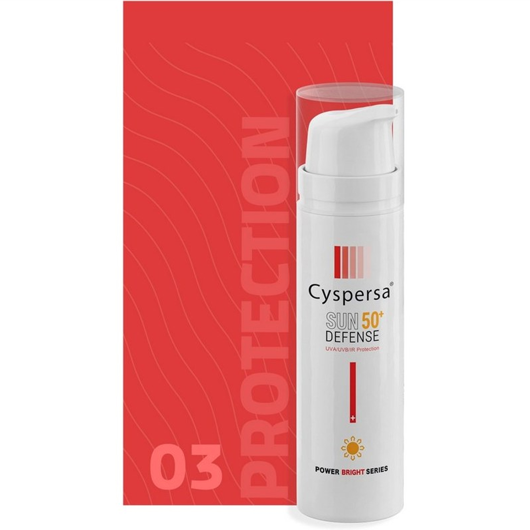 کرم ضدآفتاب بی‌رنگ سیسپرسا SPF50 مدل ضدلک ‌مناسب انواع پوست، حجم 50 میلی‌لیتر