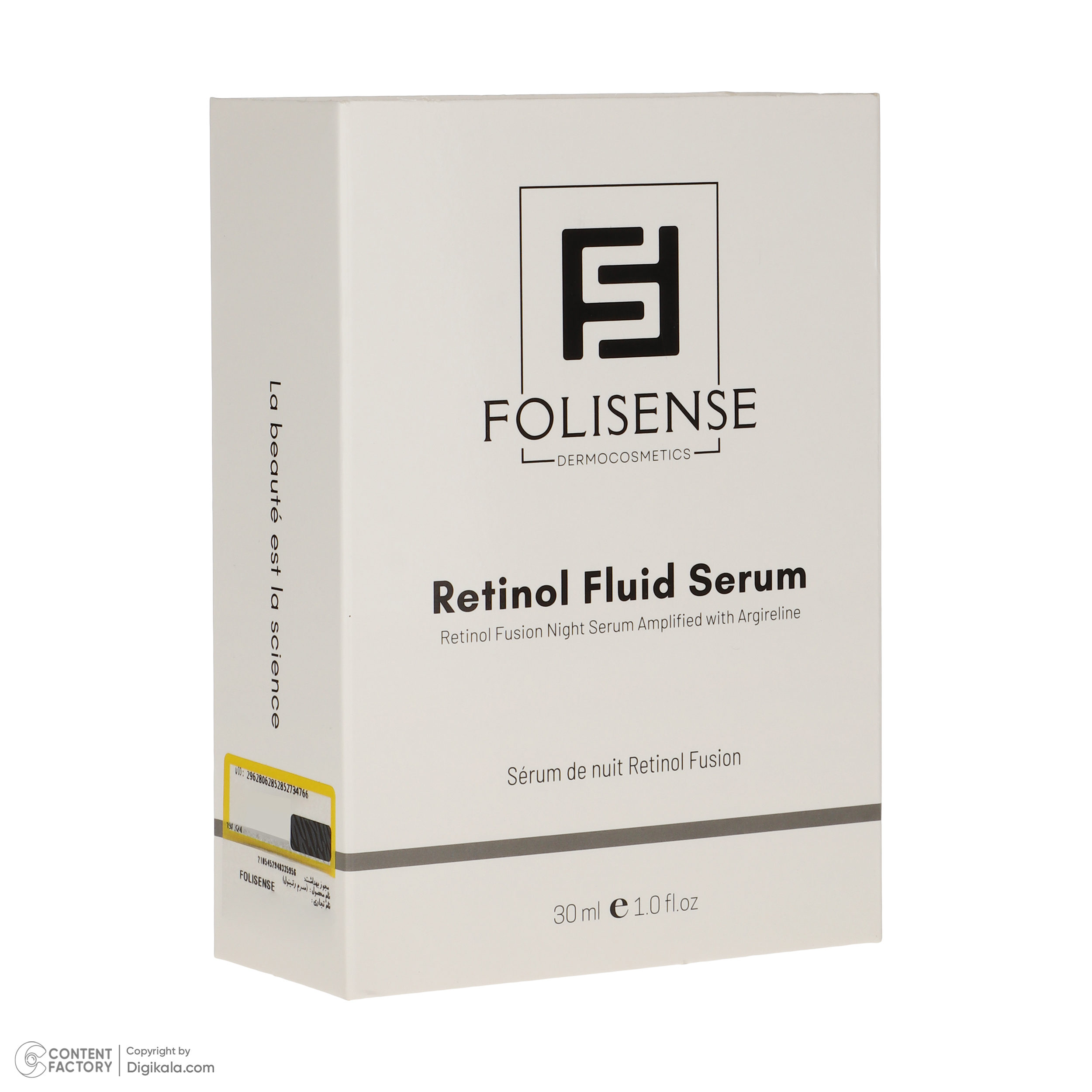 سرم ضد چروک فولیسنس مدل Rentinol Fluid Serum حجم 30 میلی‌لیتر