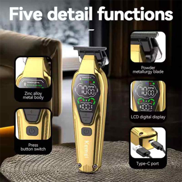 ماشین اصلاح موی سر و صورت شارژی کیمی مدل KM-1697