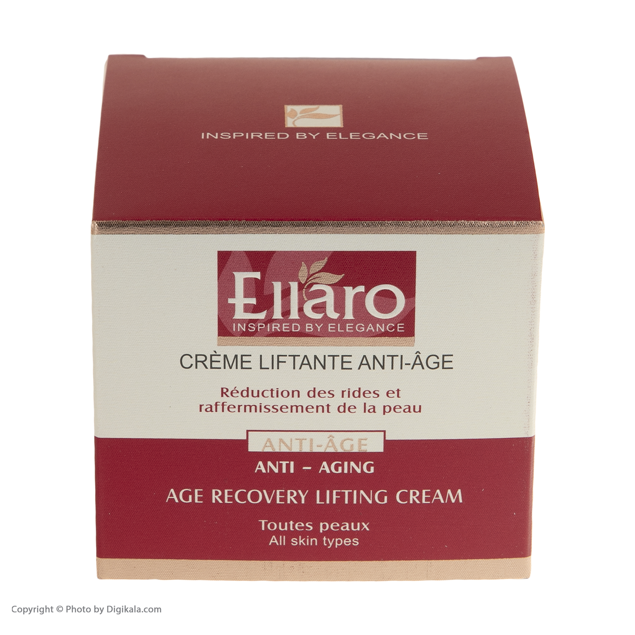 کرم ضد چروک و لیفتینگ قوی الارو مدل Liftante Anti Age تحت لیسانس حجم 50 میلی لیتر