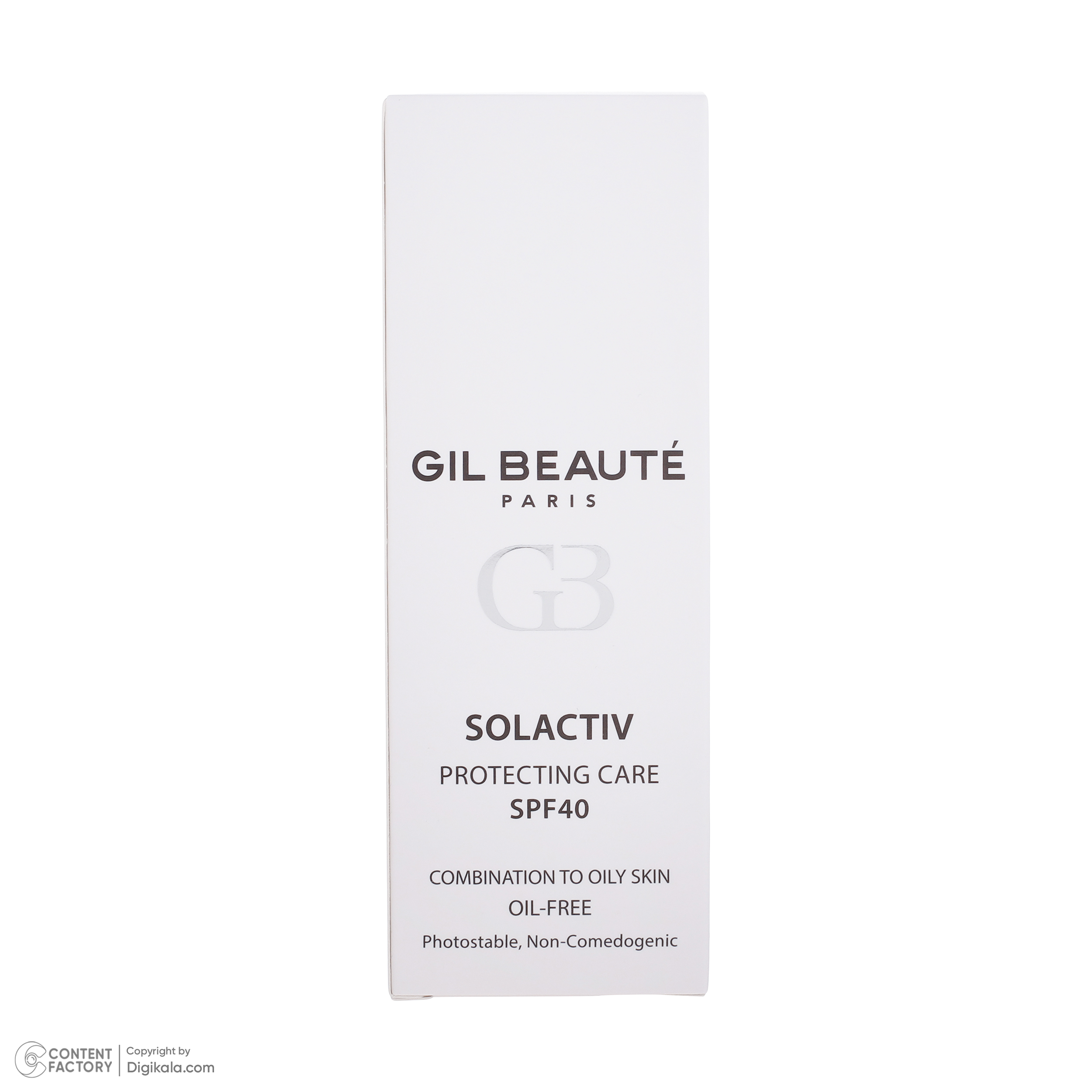 کرم ضد آفتاب بدون رنگ ژیل بوته SPF 40 مدل GB_003 ‌مناسب پوست‌های چرب و مختلط حجم 40 میلی‌لیتر