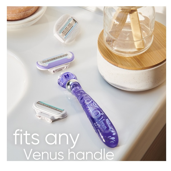 تیغ یدک ژیلت مدل Deluxe Smooth Swirl بسته 3 عددی