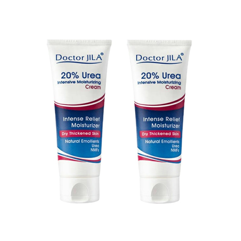 کرم مرطوب کننده دکتر ژیلا مدل اوره 20 درصد حجم 75 میلی لیتر مجموعه 2 عددی