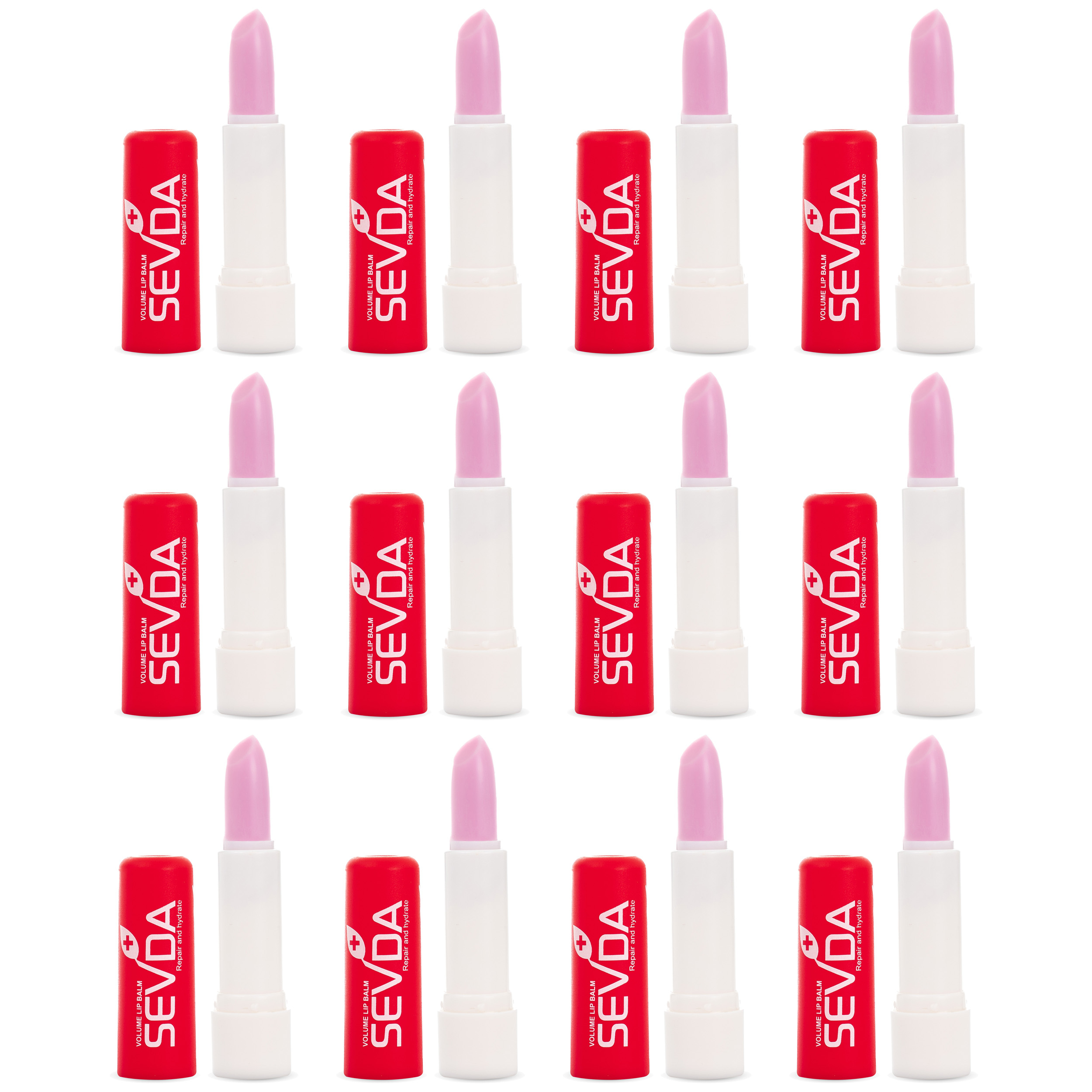 بالم لب کودک سودا مدل گیلاس و توت مجموعه 12 عددی