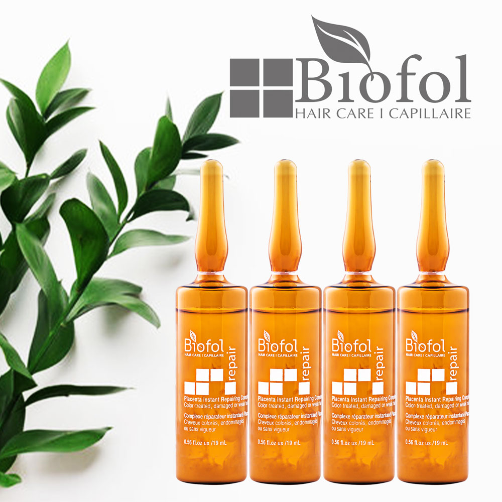 سرم مو بایوفول مدل ضد ریزش و آسیب دیده حجم 19 میلی لیتر بسته 4 عددی