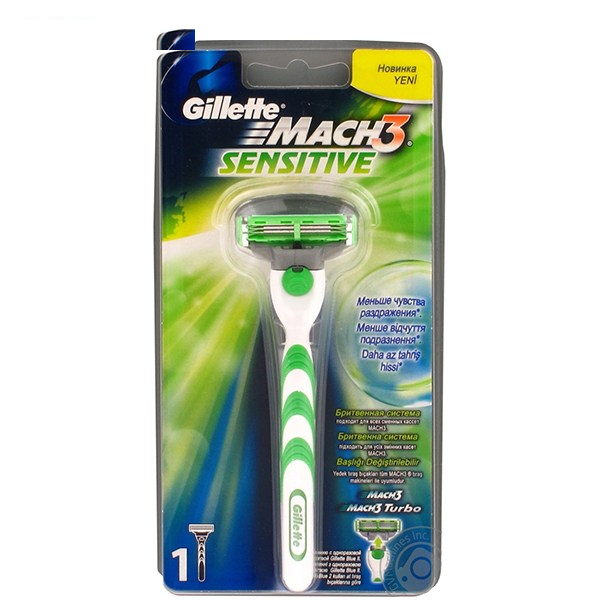 خود تراش ژیلت مدل Mach 3 Sensitive