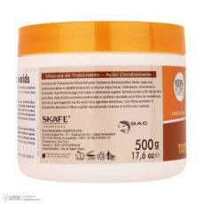 ماسک ترمیم کننده مو اسکیف مدل آدامسی مناسب برای موهای آسیب دیده و رنگ شده وزن 500 گرم