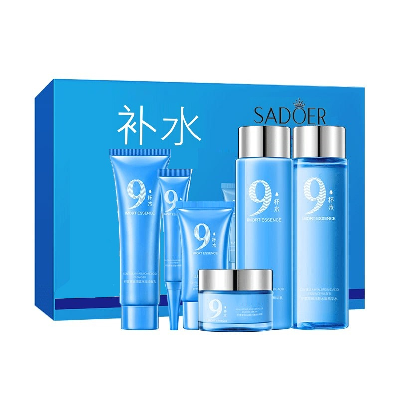 مجموعه مراقبت از پوست سادور مدل هیالورونیک اسید مناسب برای انواع پوست بسته 6 عددی