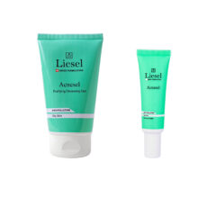 ژل ضد جوش لایسل مدل Acnesel حجم 150 میلی لیتر به همراه کرم ضد جوش لایسل حجم 30 میلی لیتر