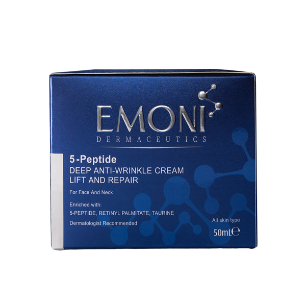 کرم ضد چروک امونی درماسیوتیکس مدل 5-پپتید حجم 50 میلی لیتر