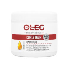 ماسک مو اولگ مدل CURLY مناسب برای موهای فر و مجعد حجم 500 میلی لیتر
