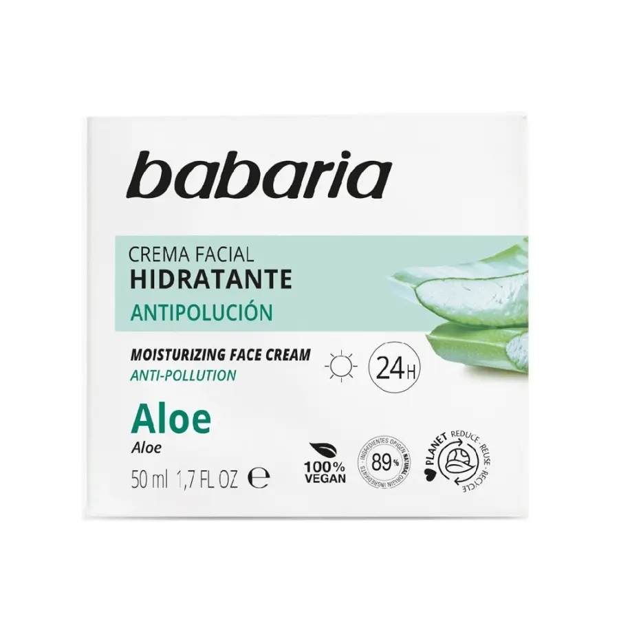 کرم مرطوب کننده باباریا مدل Aloe حجم 50 میلی لیتر