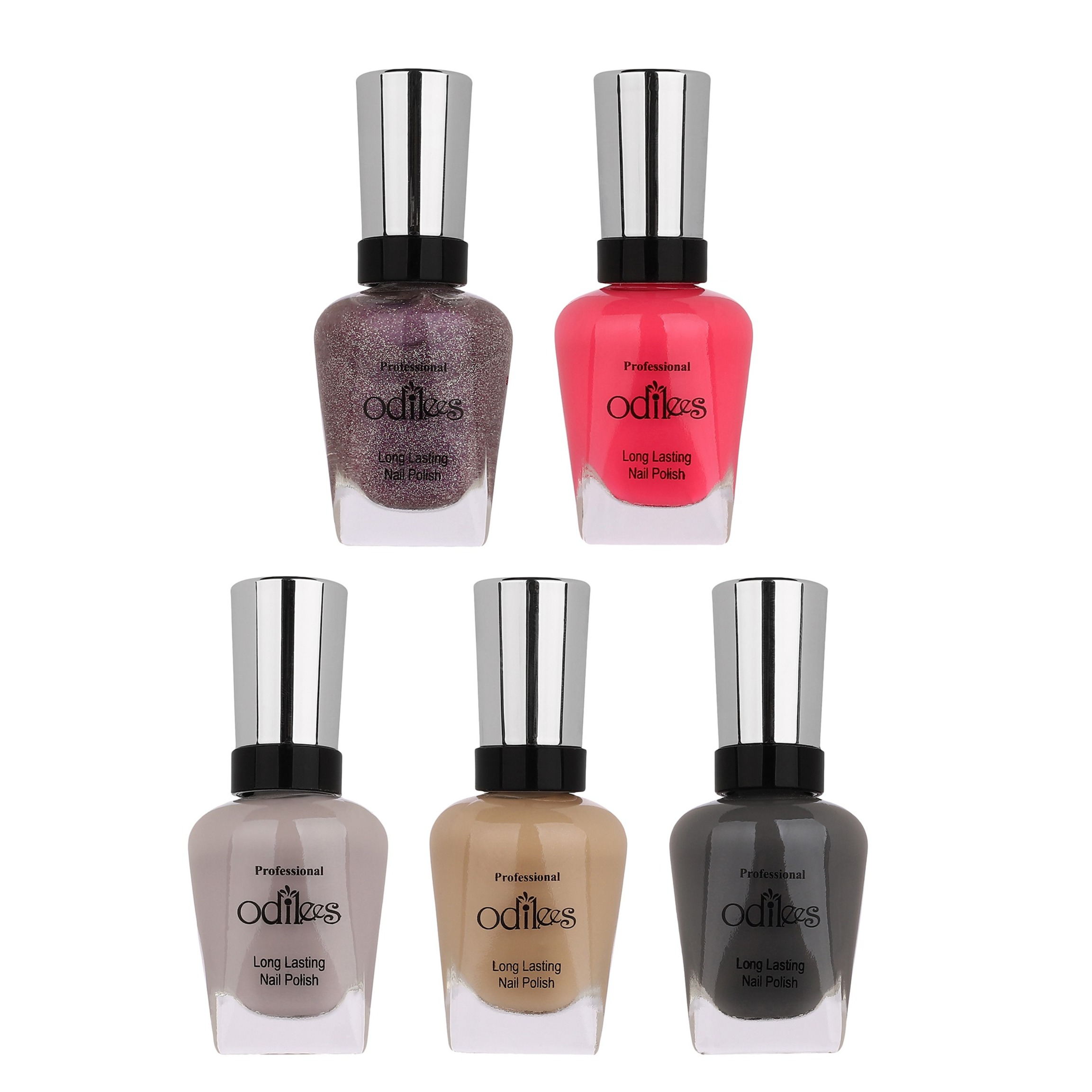 لاک ناخن ادیلیس مدل اکلیلی کلمون مجموعه 5 عددی