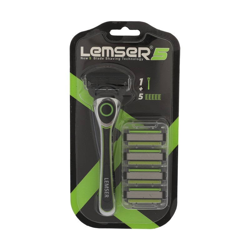 خود تراش لمسر مدل 051 مجموعه 4 عددی به همراه تیغ یدک