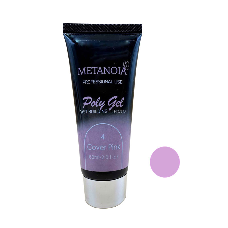 پلی ژل کاشت ناخن متانویا کد 04 حجم 60 میلی لیتر