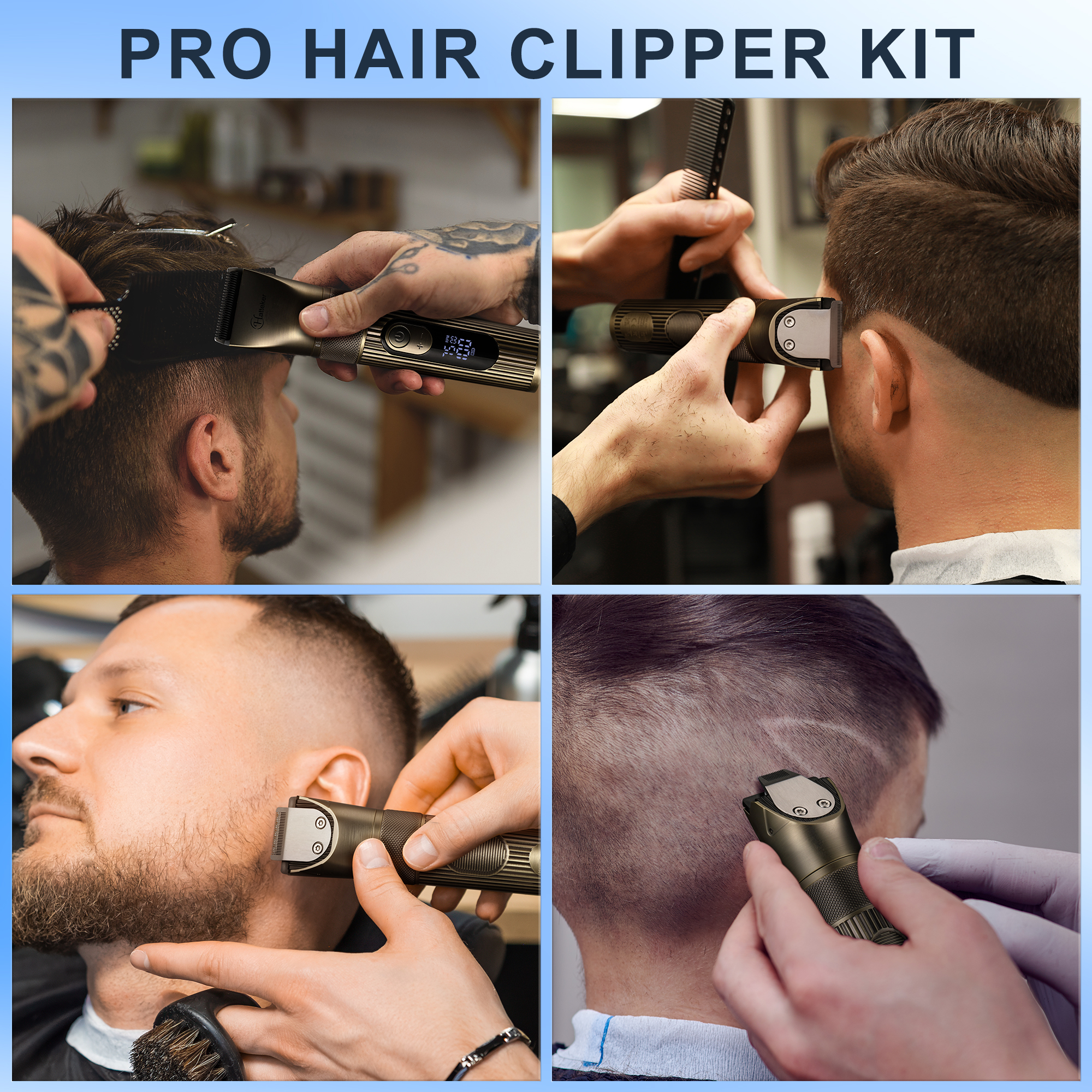 ماشین اصلاح موی سر و صورت شارژی هاتکر مدل HT-6079