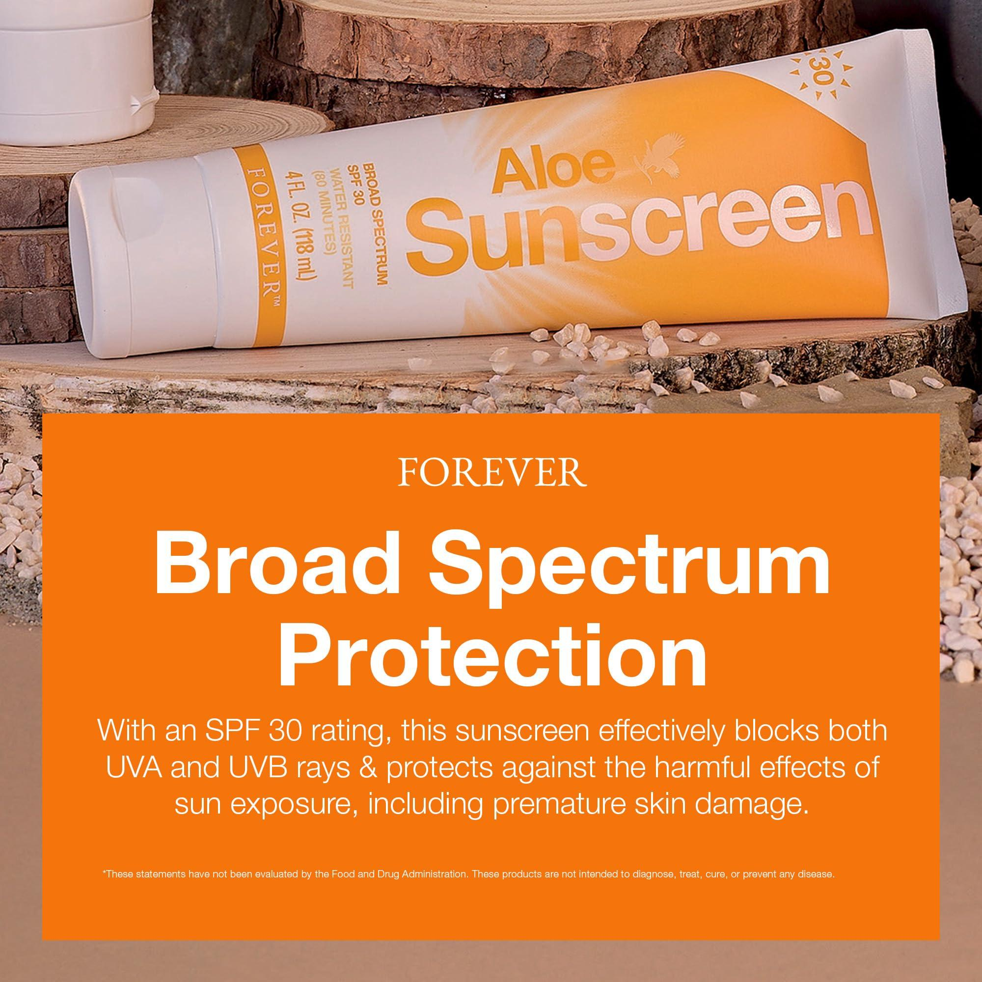 کرم ضد آفتاب بیرنگ فوراور لیوینگ پروداکتس، SPF 30، مدل 01، مناسب انواع پوست با حجم 118 میلیلیتر، محافظتکننده در برابر اشعههای UVA و UVB، ضد آب و مرطوبکننده، روشنکننده، دارای فرمولاسیون زینک اکساید، آلوئه ورا و ویتامین E، با ماندگاری 2 ساعته