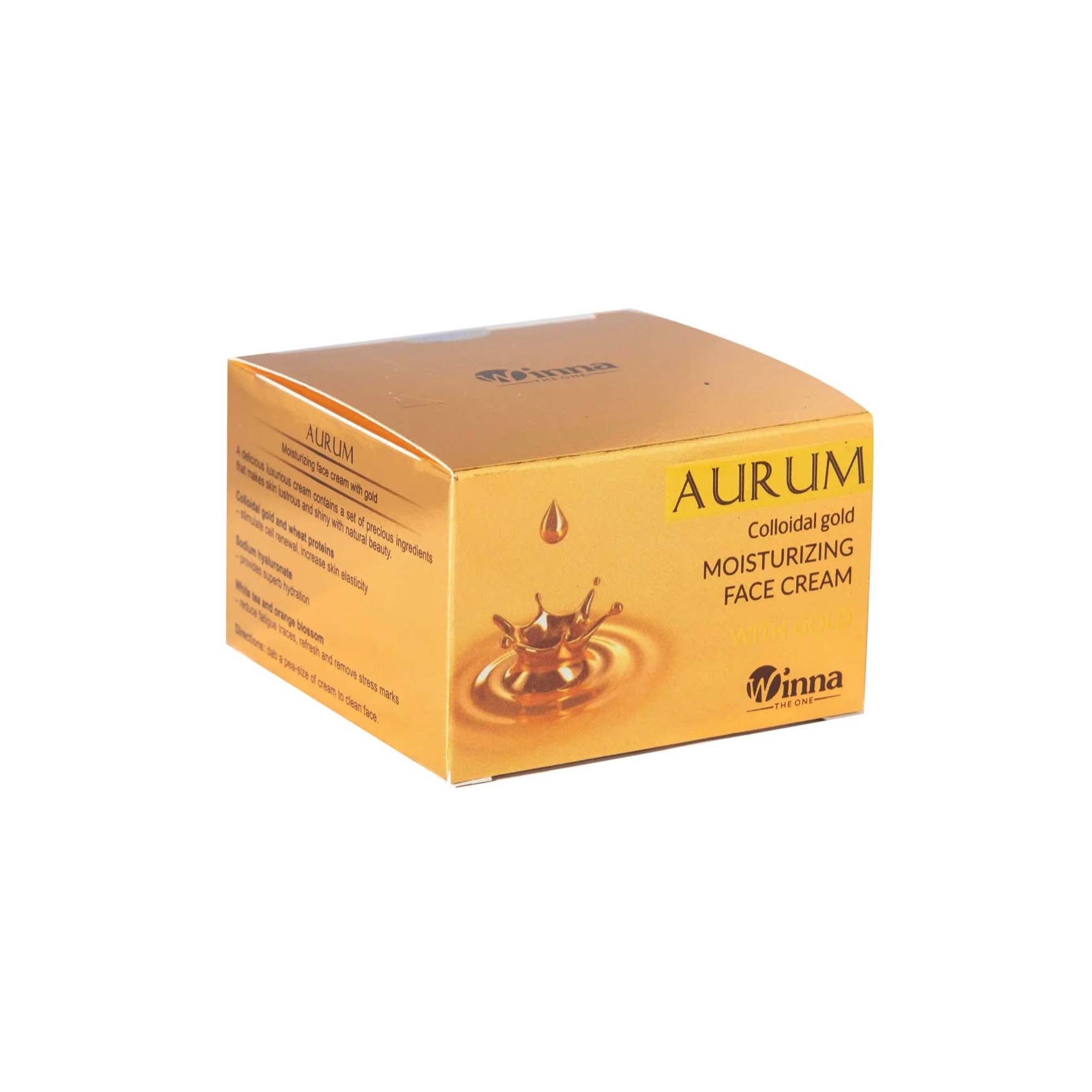 کرم مرطوب کننده وینا مدل Colloidal Gold حجم 50 میلی لیتر