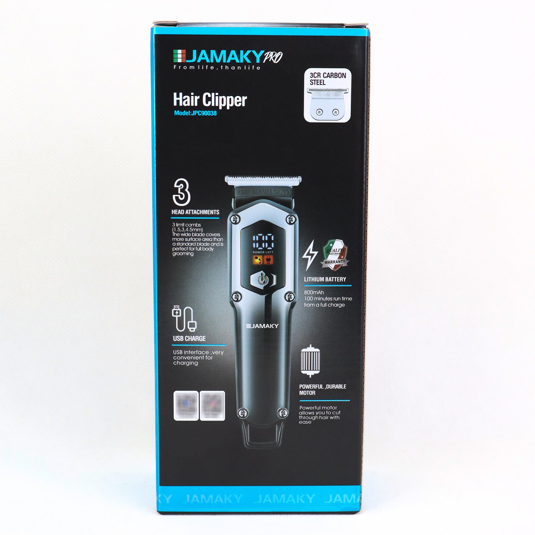 ماشین اصلاح موی سر و صورت شارژی جاماکی مدل JPC90038